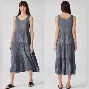 Eileen Fisher | Dresses | Eileen Fisher Crushed Silk Tiered Dress | Poshmark Eileen Fisher | Dresses | Eileen Fisher Crushed Silk Tiered Dress | Poshmark
